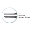 T/C (Tungsten Carbide)  Bipolar Forcep Straight , 19 cm